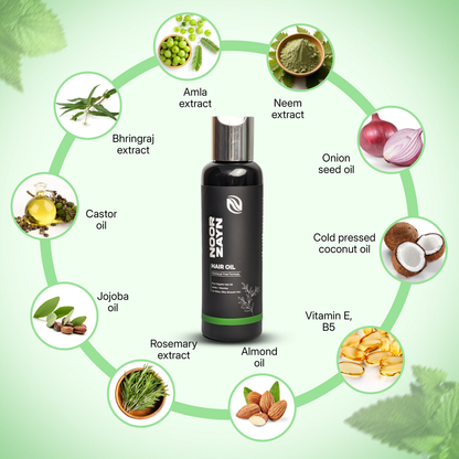 Buy Noor Zayn All‑in‑One Herbal Hair Oil
